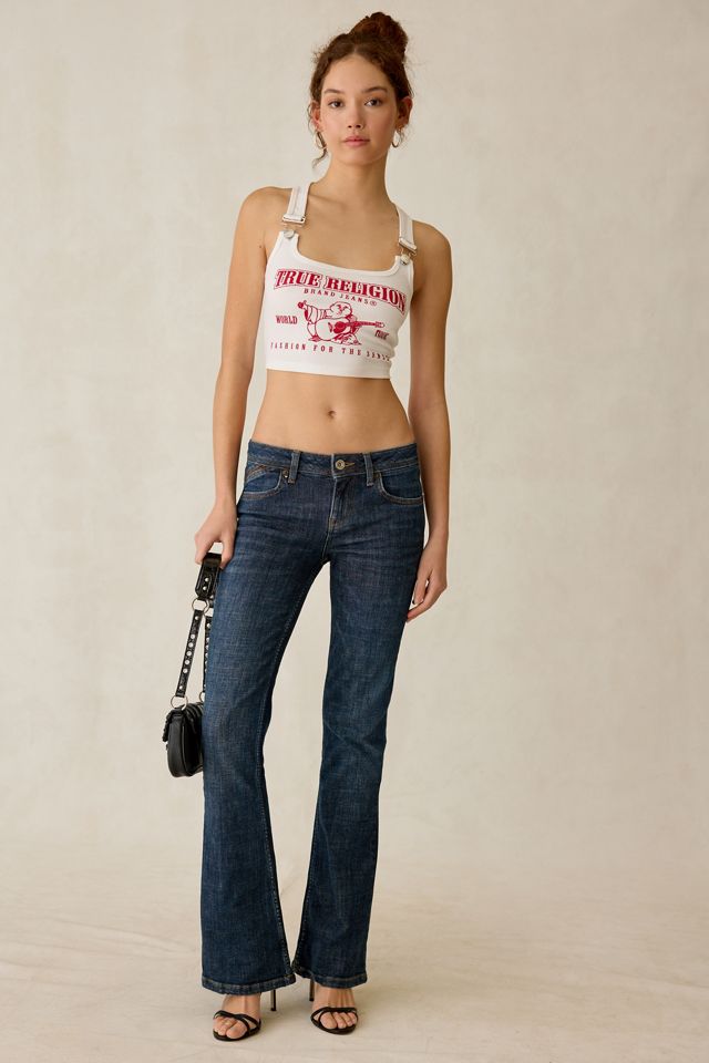 True Religion Buddha Graphic Overall Rib Tank Top #3