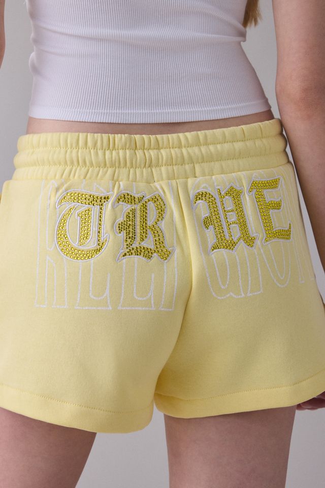 Short de détente brodé de cristaux True Religion #2