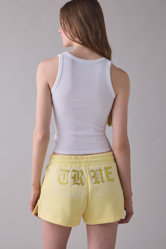 Short de détente brodé de cristaux True Religion #3
