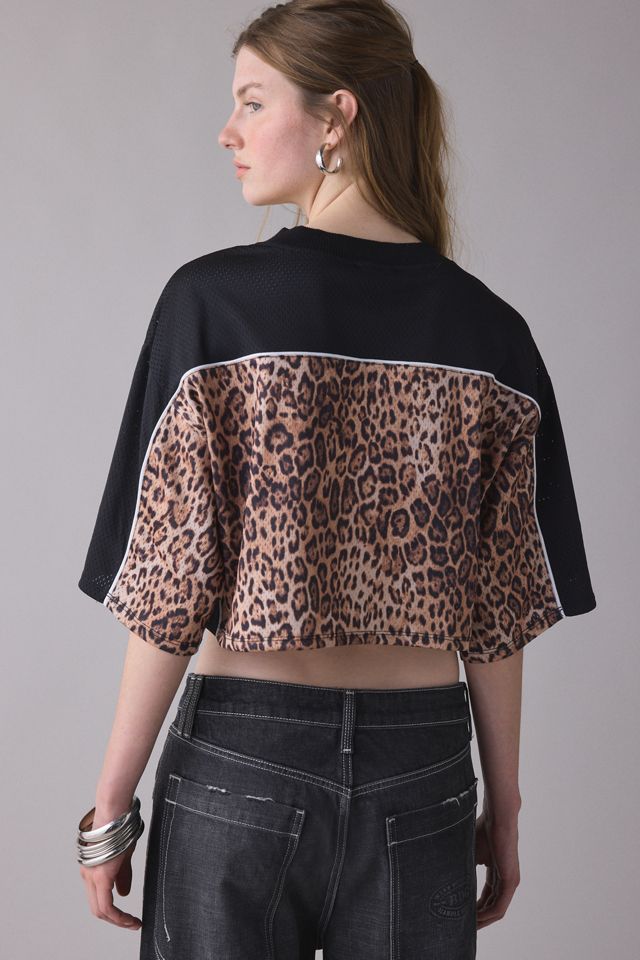 Haut en jersey à imprimé léopard et graphique en cristal True Religion #3