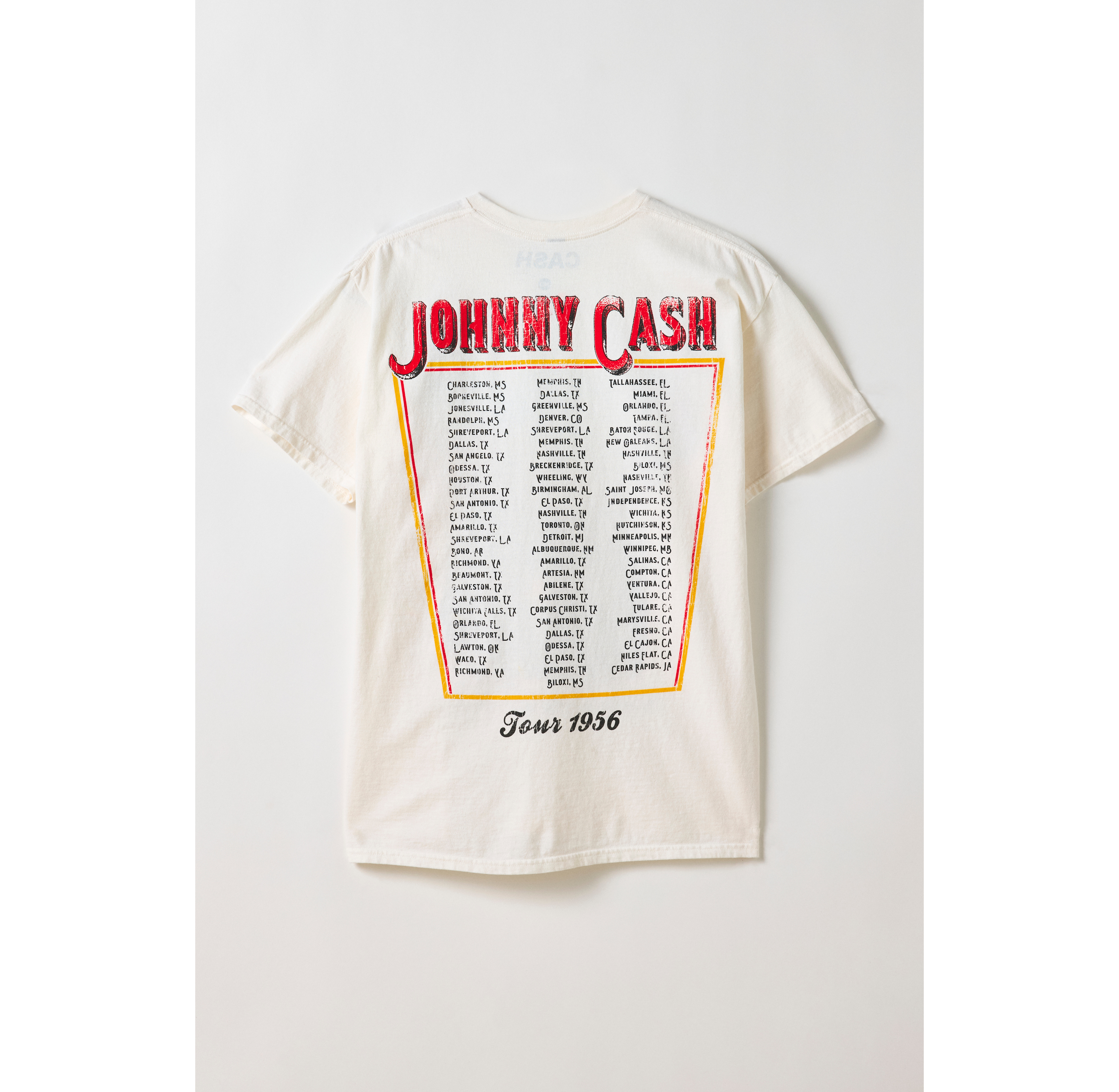 Johnny Cash 1956 Tour Graphic Tee