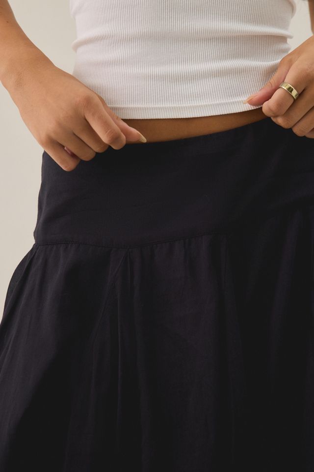 BDG Olga Plaid Low-Rise Tiered Maxi Skirt #2