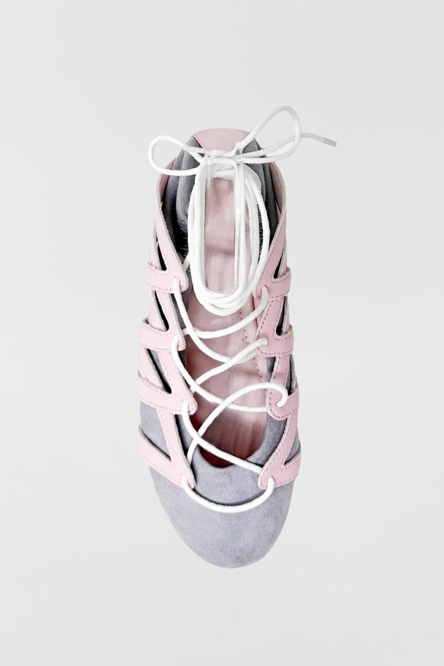 ShuShop Pavlova Lace-Up Ballet Flats #1