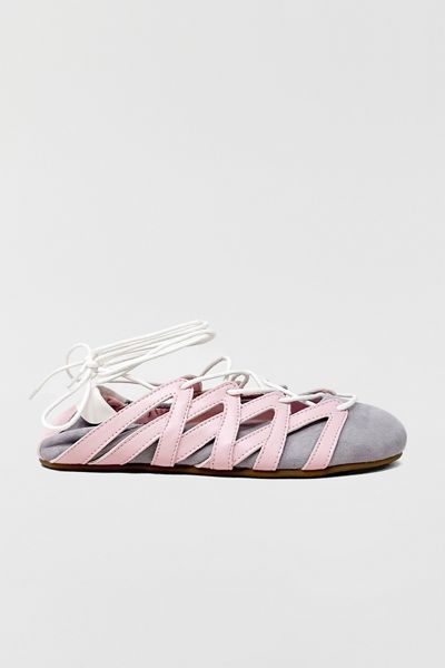 ShuShop Pavlova Lace-Up Ballet Flats