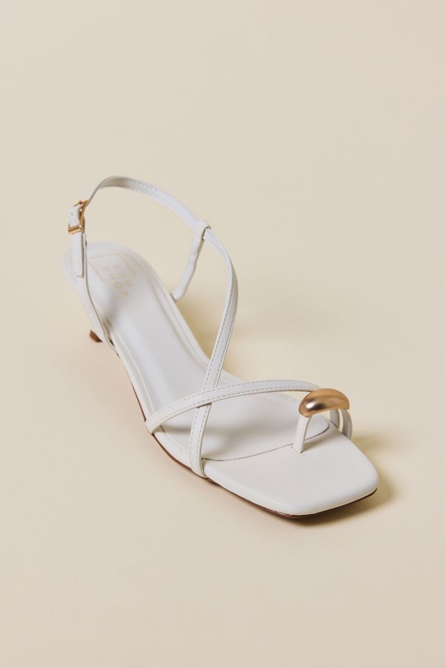 ShuShop Harper Slingback Kitten Heel Sandals #3