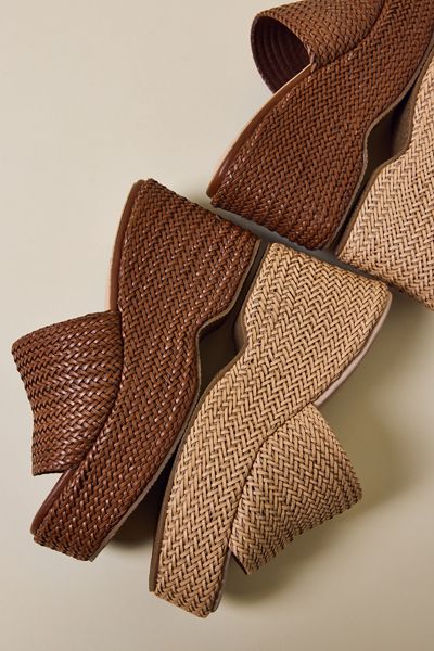 ShuShop Josie Woven Wedge Sandals