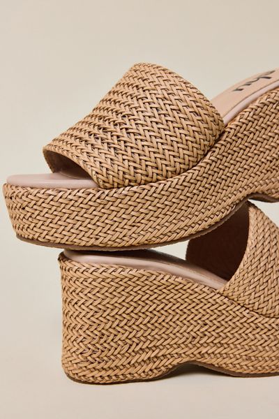 ShuShop Josie Woven Wedge Sandals