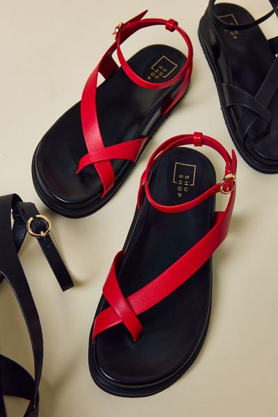 ShuShop Berry Strappy Sandals