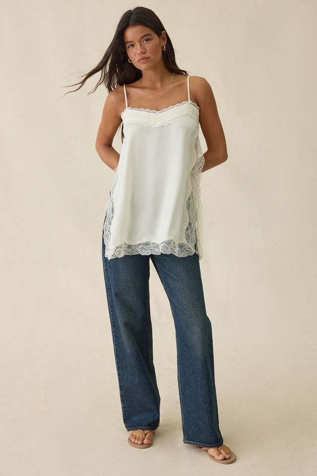 Bardot Celina Longline Lace Trim Cami #1
