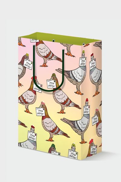 Boss Dotty Pigeon Holiday Gift Bag