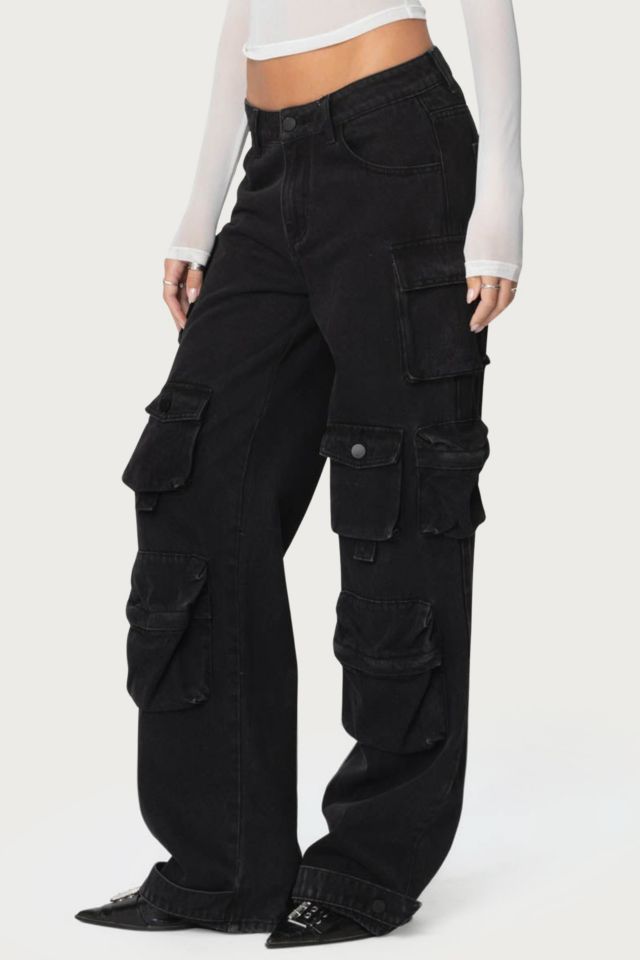 Edikted Oversized Boyfriend Cargo Jeans #2