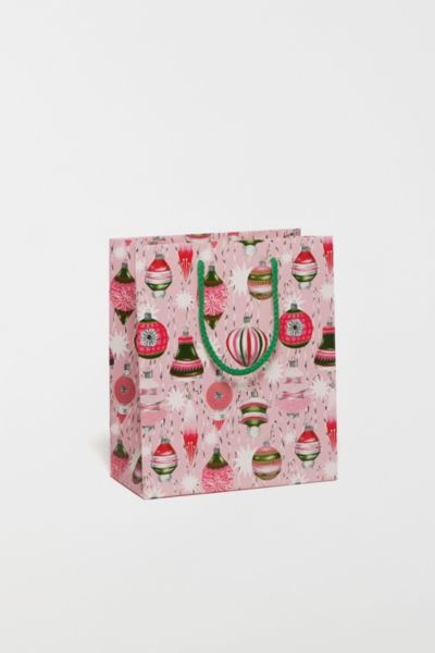 Red Cap Retro Ornaments Holiday Gift Bag