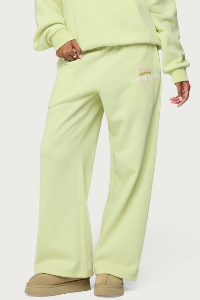 Edikted Matcha Lover Straight Leg Sweatpants #2