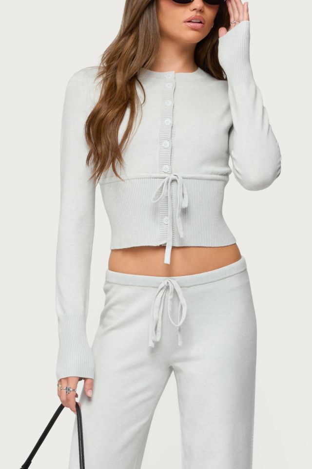 Edikted Embryn Button Up Knit Cardigan #3