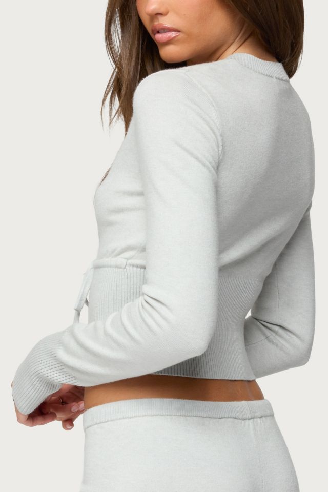 Edikted Embryn Button Up Knit Cardigan #4