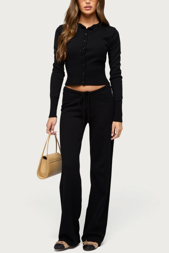 Edikted Montanna Rib Knit Cardigan #1