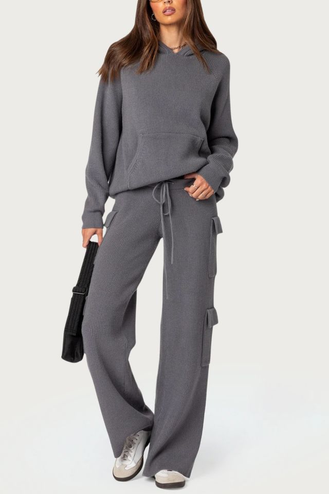 Edikted Wynter Oversized Knit Hoodie #1