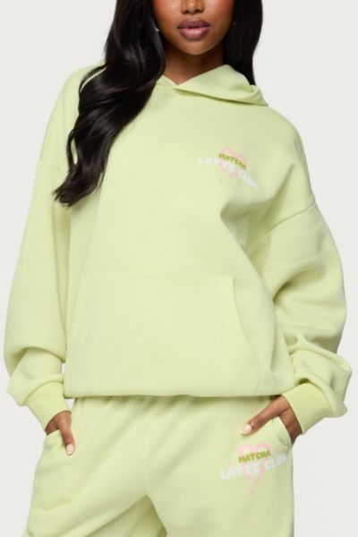 Edikted Matcha Lover Oversize Hoodie In Green