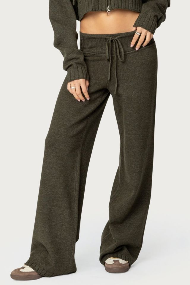 Edikted Russell Straight Leg Knit Pants #2