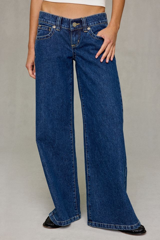 Abrand 00 Janet Low-Rise Wide Leg Jeans #1