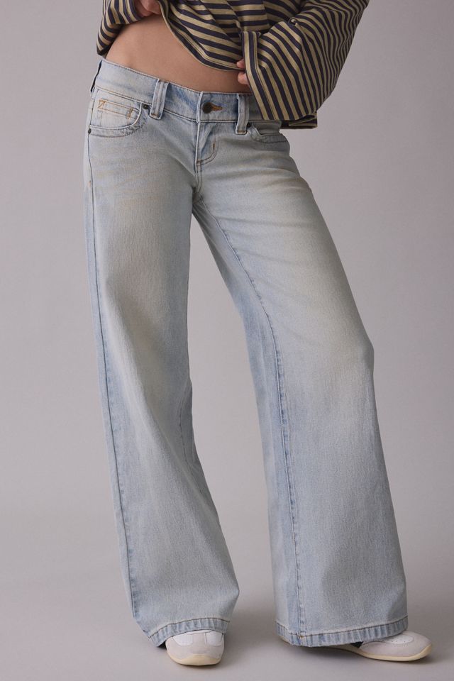 Abrand 00 Janet Low-Rise Wide Leg Jeans #1