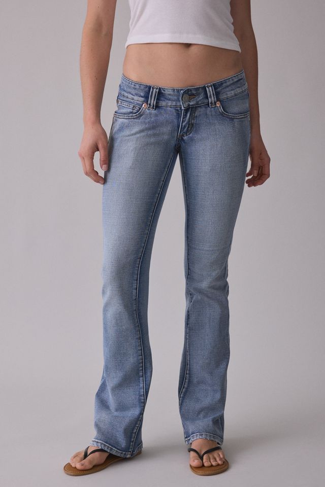 Abrand 00 Harper Super Low-Rise Kick Flare Jeans #1