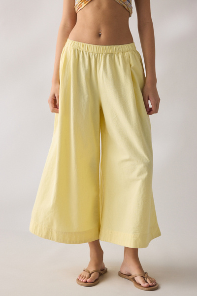 BDG Creekside Cropped Cotton Wide Leg Pants | Urban Outfitters Canada