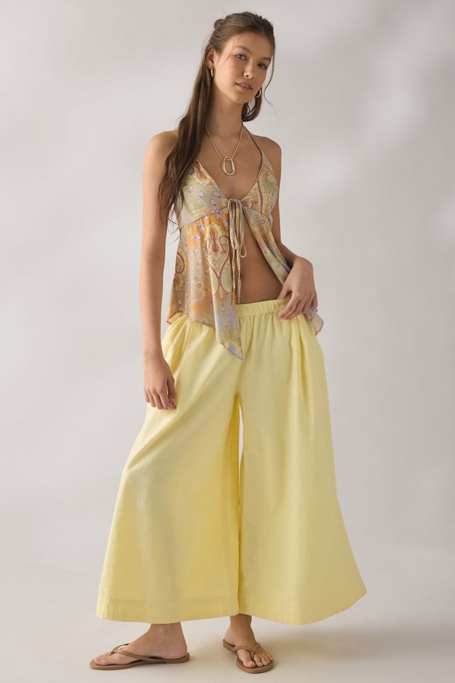 Pantalon court en coton à jambe large Creekside BDG #1