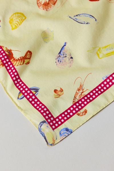 Sealife Pattern Cotton Bandana