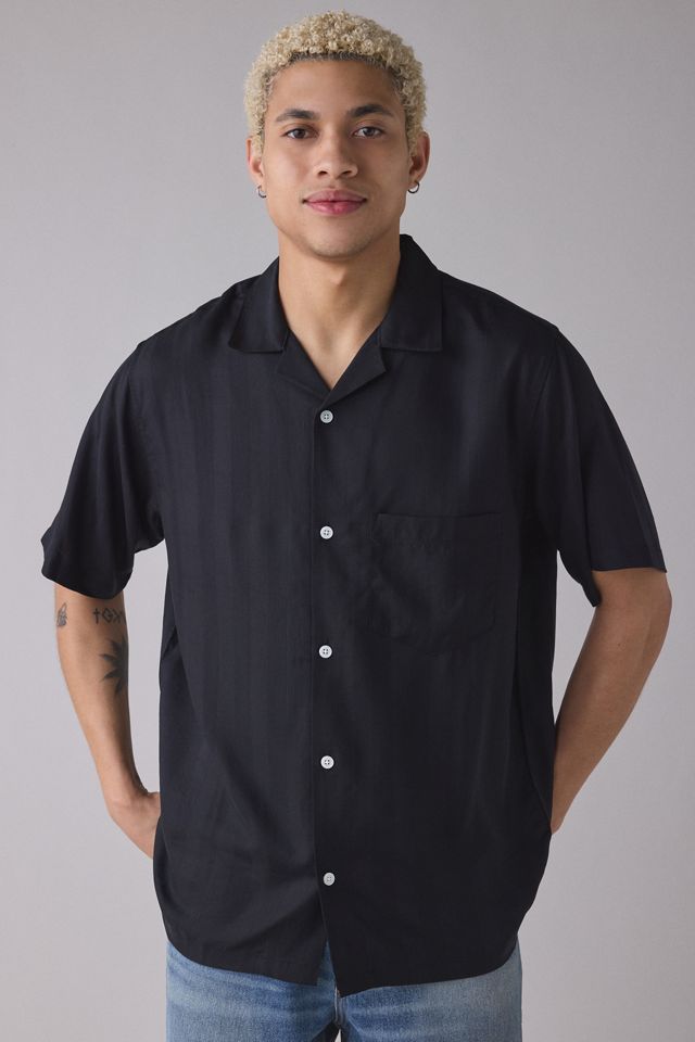 UO Smooth Washed Tencel Camp Collar Resort Shirt | Urban Outfitters