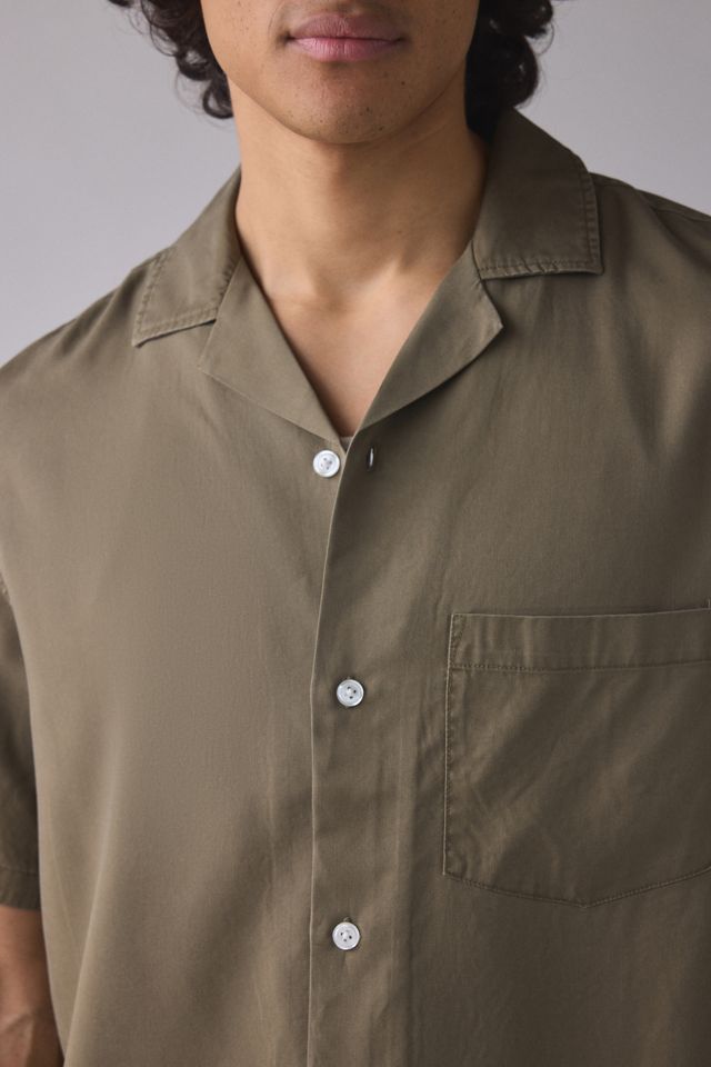 UO Smooth Washed Tencel Camp Collar Resort Shirt #2