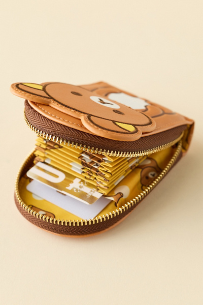 Whatever! Makes You Happy X Rilakkuma Faux Leather Accordion Wallet