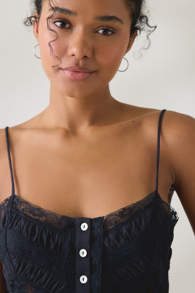 Kimchi Blue Tabby Lace Trim Babydoll Cami #4