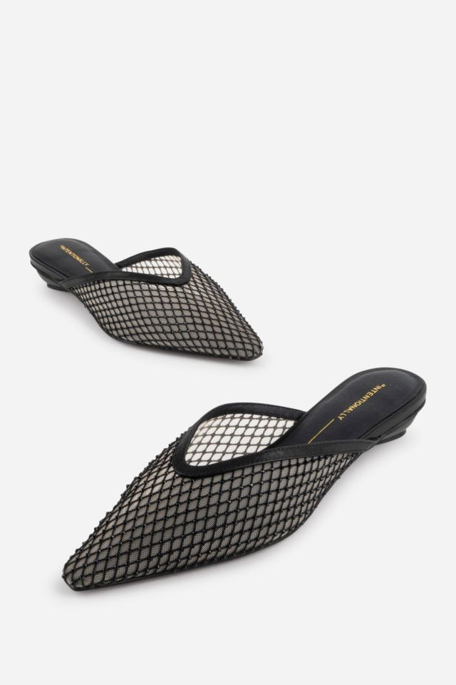 Intentionally Blank Bibi Rhinestone Mesh Mule #1