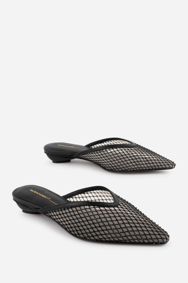 Intentionally Blank Bibi Rhinestone Mesh Mule #2
