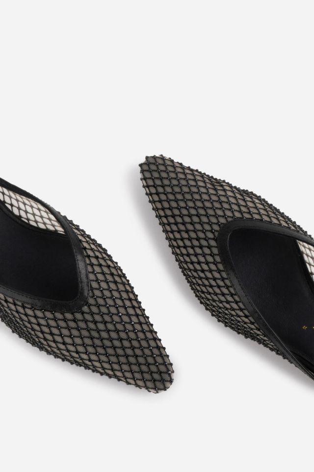 Intentionally Blank Bibi Rhinestone Mesh Mule #3