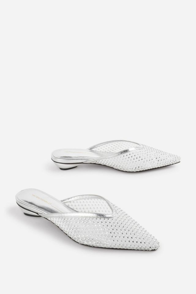 Intentionally Blank Bibi Rhinestone Mesh Mule #2
