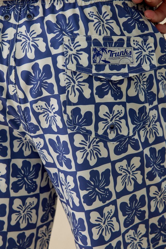 Maillot de bain Sano à damier fleuri de 6.5" #3