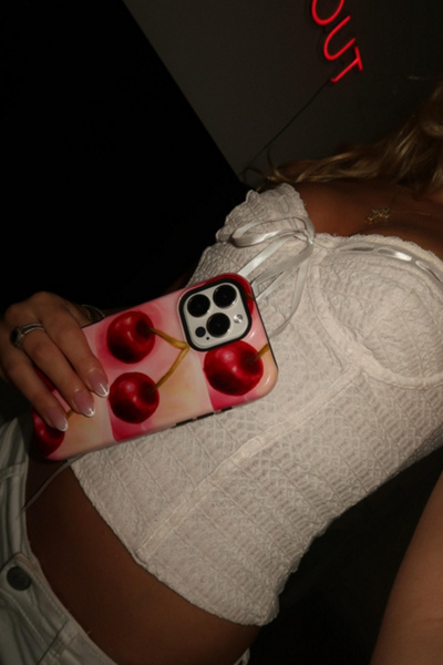 Inside & Out Double Cherry MagSafe iPhone Case