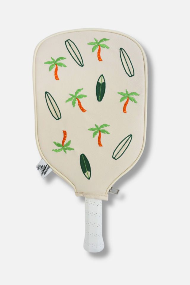 On Holiday Pickleball Leather Pickleball Paddle Cover #1