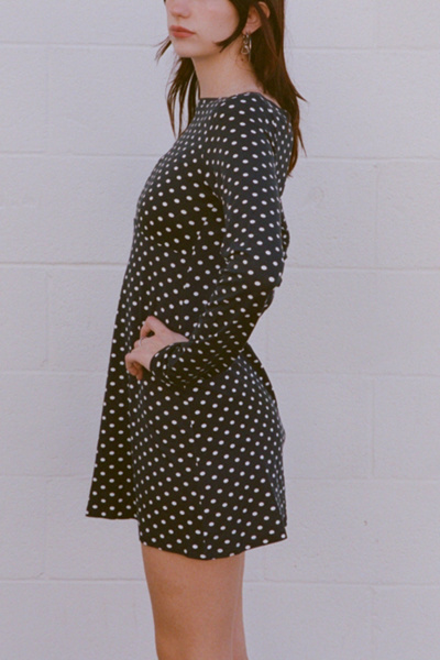 RAT BOI Boatneck Mini Dress