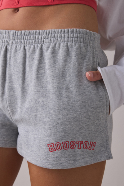 Out From Under Beach Bum Micro Sweat Shorts In Houston, Women's At Urban Outfitters In Gray