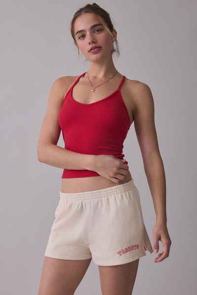 Out From Under Beach Bum Micro Sweat Shorts In Toronto, Women's At Urban Outfitters In Neutral