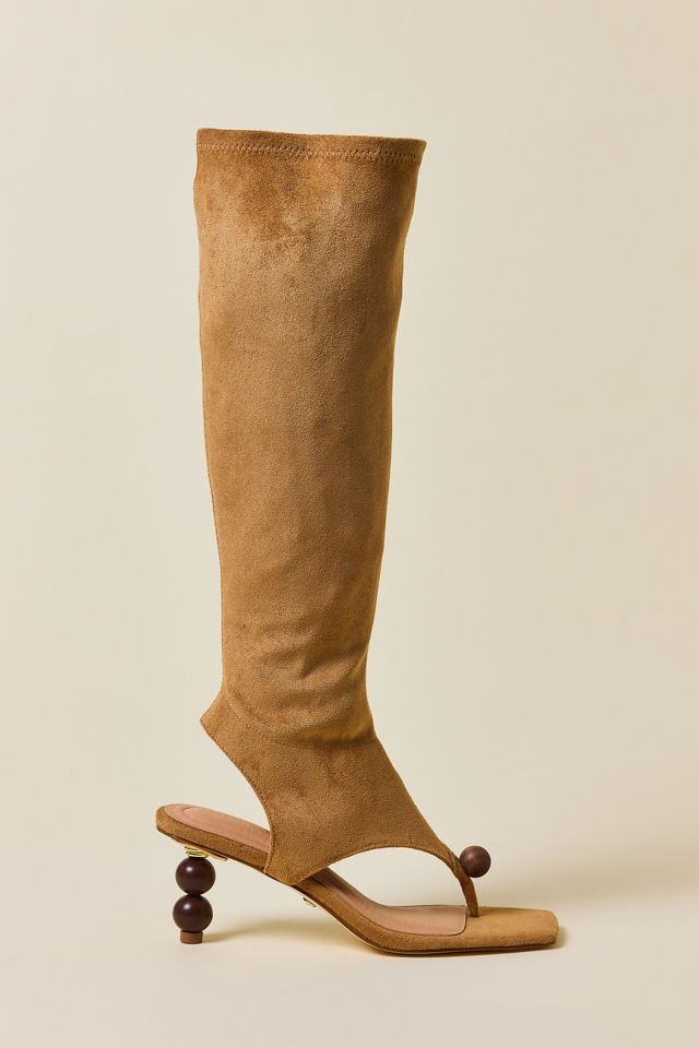 Azalea Wang Dottie Stiletto Sandal Boots #1