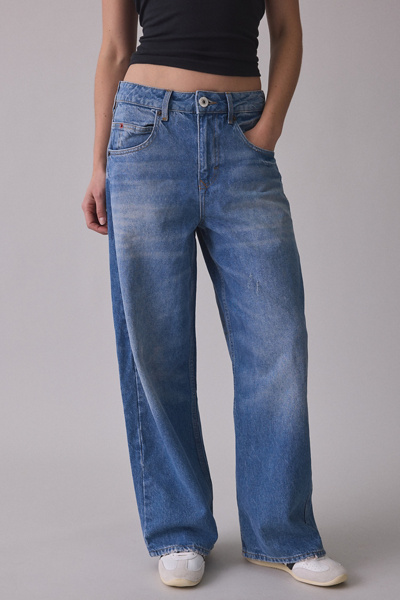 BDG Jaya Tattoo Graphic Baggy Boyfriend Jeans