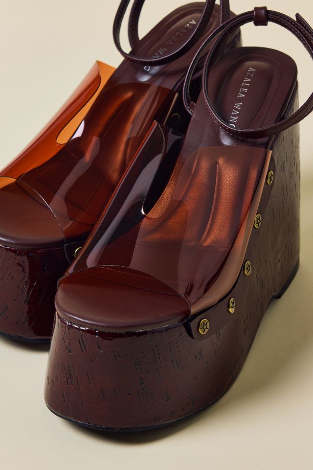 Azalea Wang Jenza Jelly Wedge Sandals #2