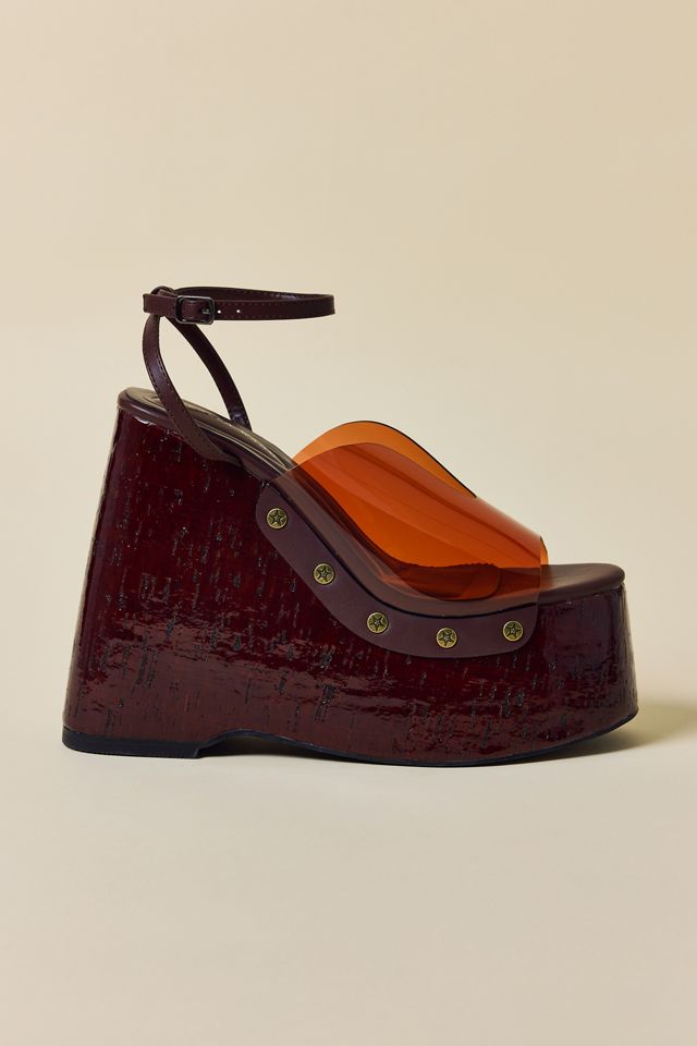 Azalea Wang Jenza Jelly Wedge Sandals #3