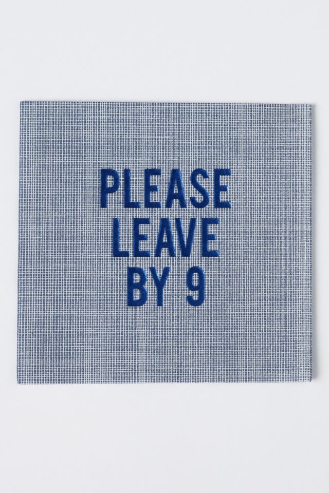 No Reservations Please Leave by 9 Disposable Cocktail Napkin Set #1