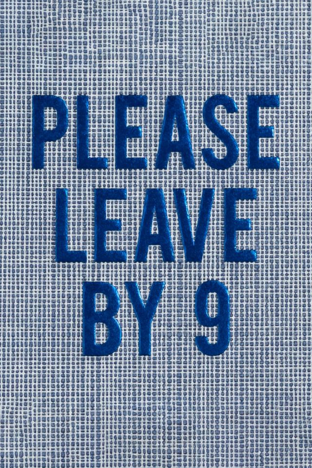 No Reservations Please Leave by 9 Disposable Cocktail Napkin Set #2