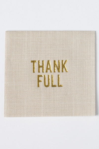 No Reservations Thank Full Disposable Cocktail Napkin Set